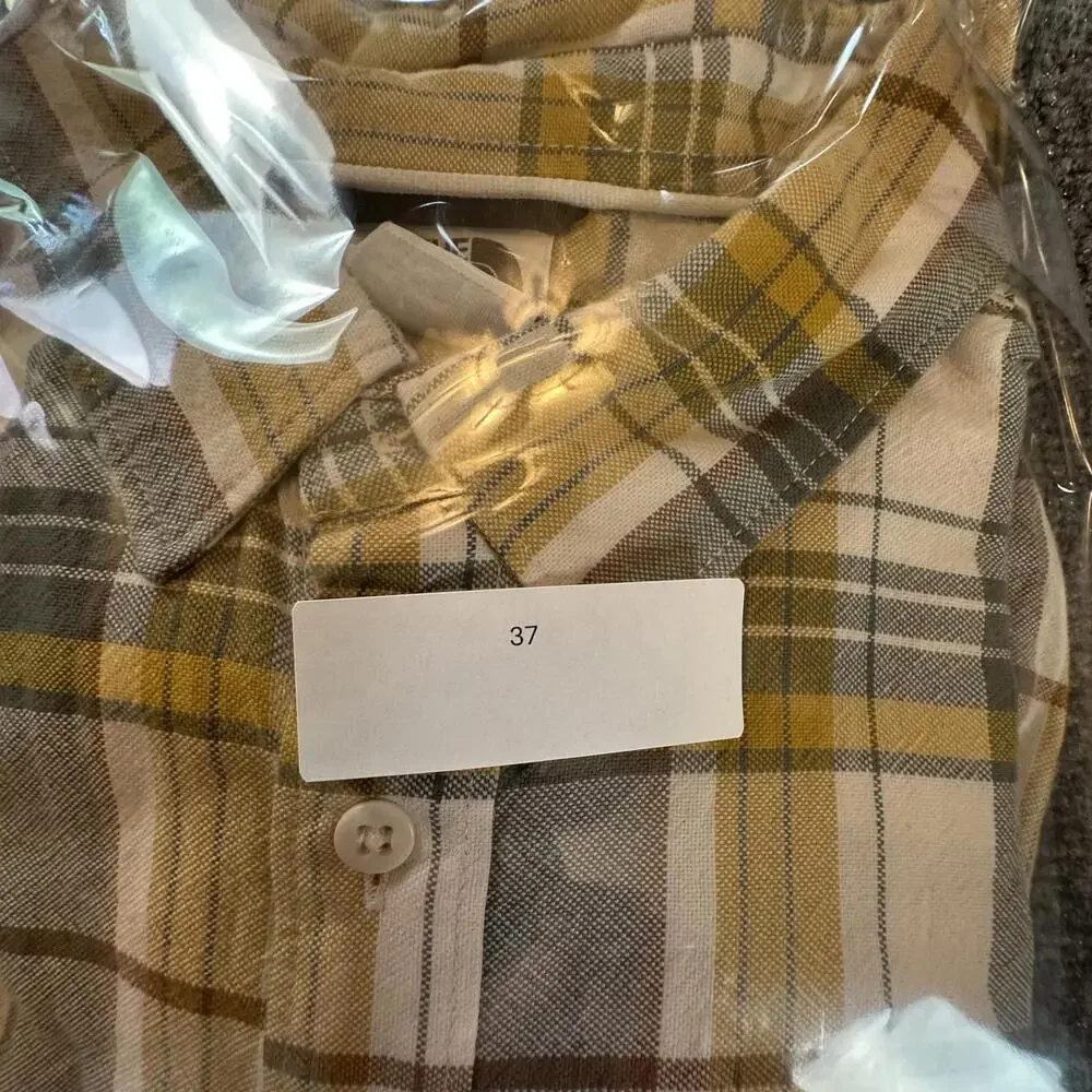 The North Face Men's XL Cotton Plaid Shirt -‎ Casual & Stylish - 37
